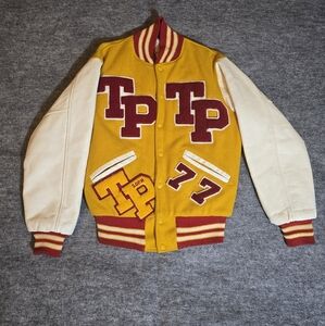 Vintage Ripon Varsity Jacket letterman Tinley Park Titans 22x26